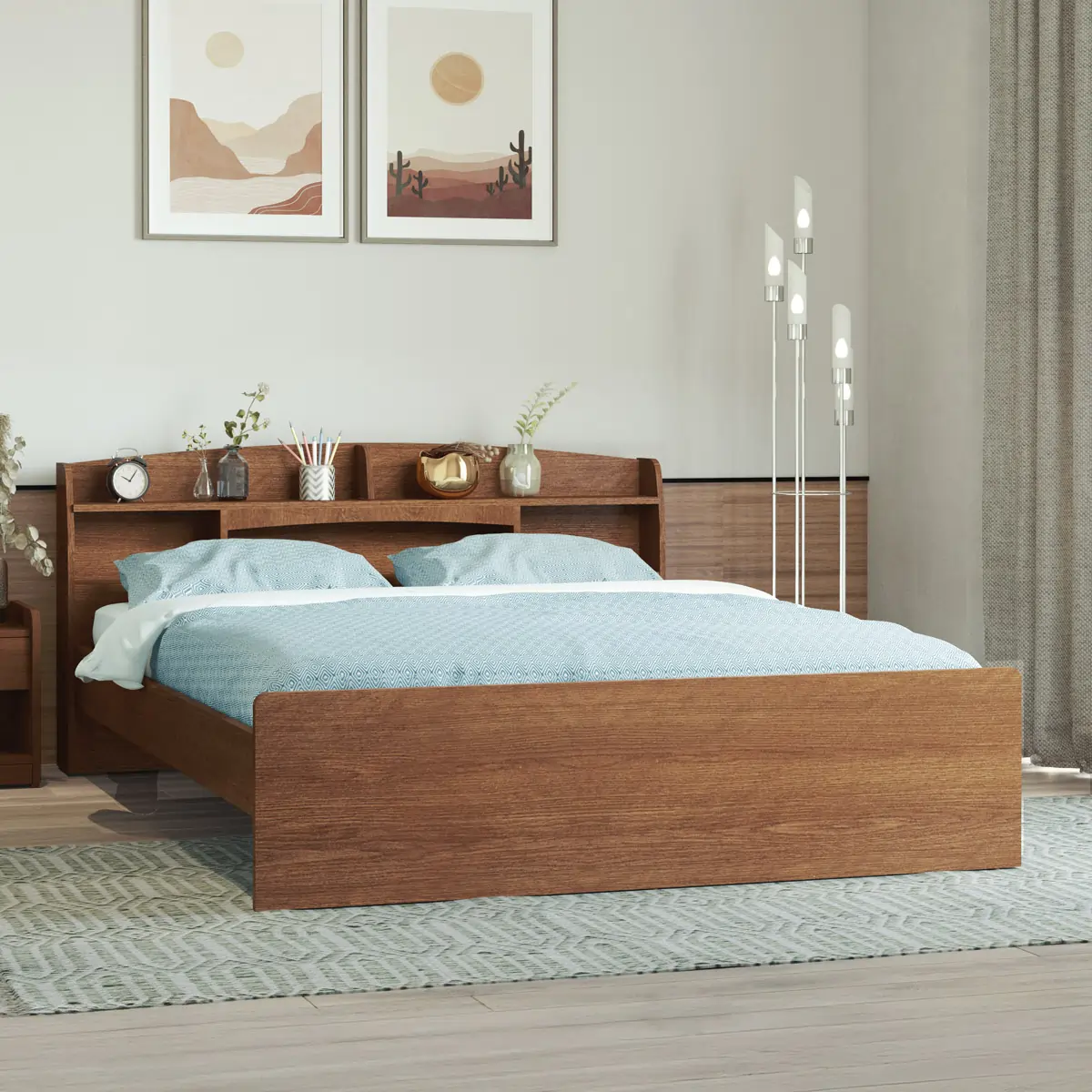 Detail of Upholstered Headboard Channels