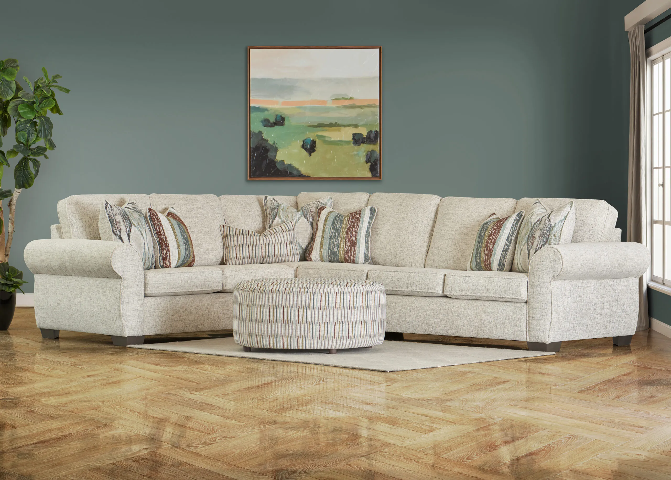 Perry Sofa Metal Leg Detail